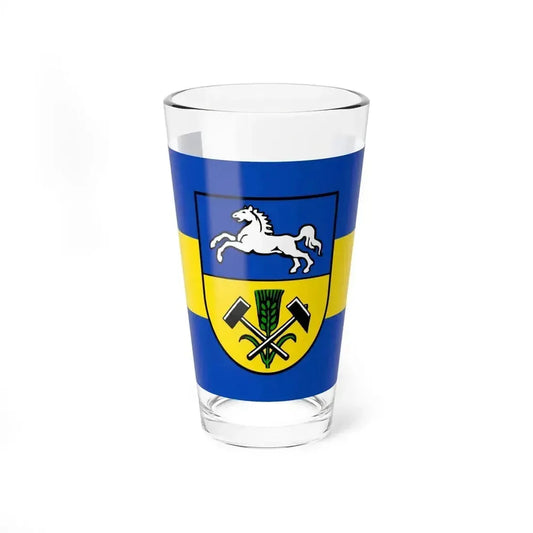Flag of Helmstedt Germany - Pint Glass 16oz 16oz - Go Mug Yourself