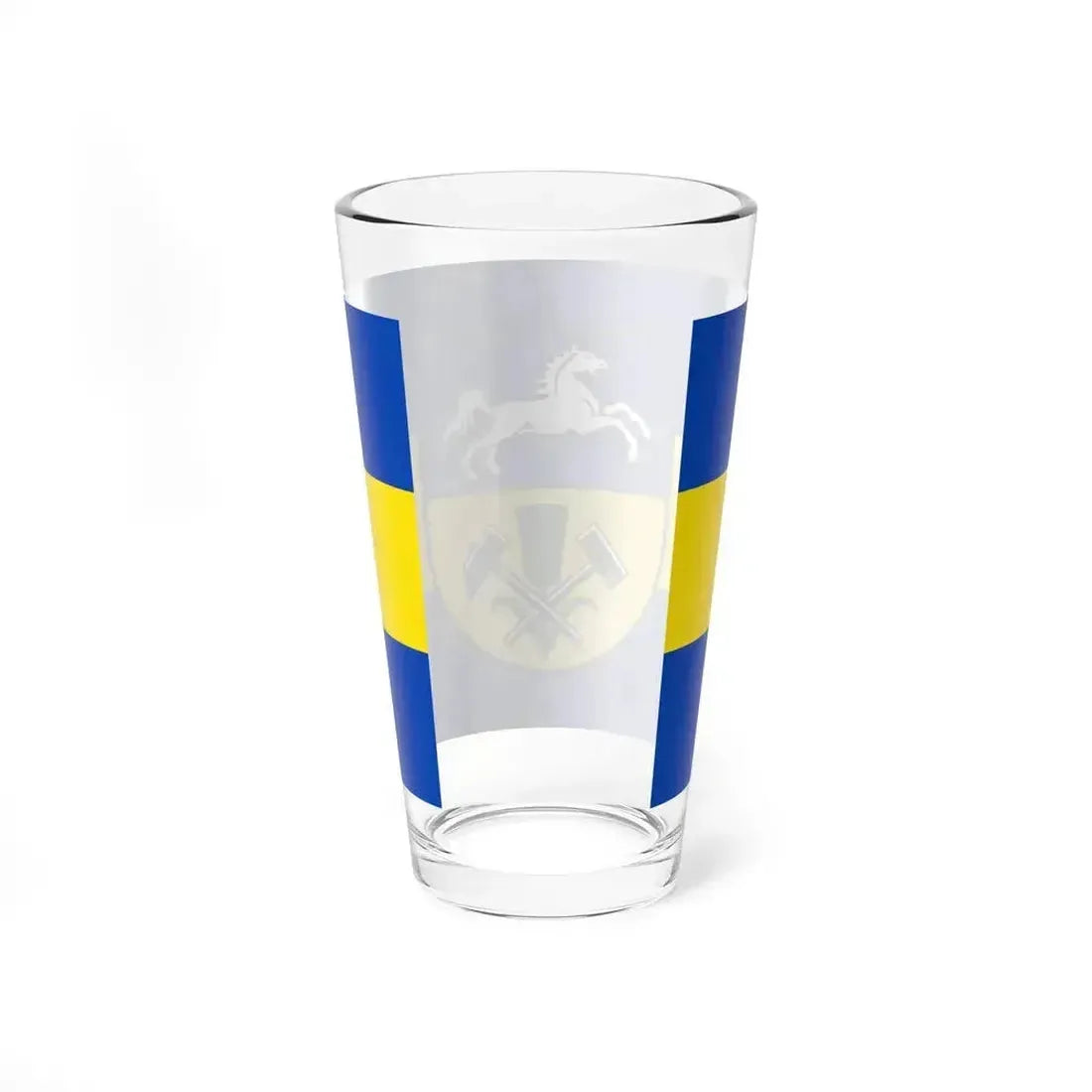 Flag of Helmstedt Germany - Pint Glass 16oz - Go Mug Yourself