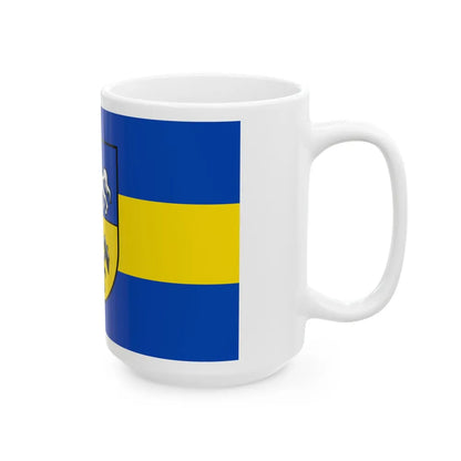 Flag of Helmstedt Germany - White Coffee Mug-Go Mug Yourself