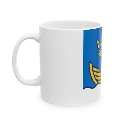 Flag of Helsinki (Finland) White Coffee Mug - Go Mug Yourself
