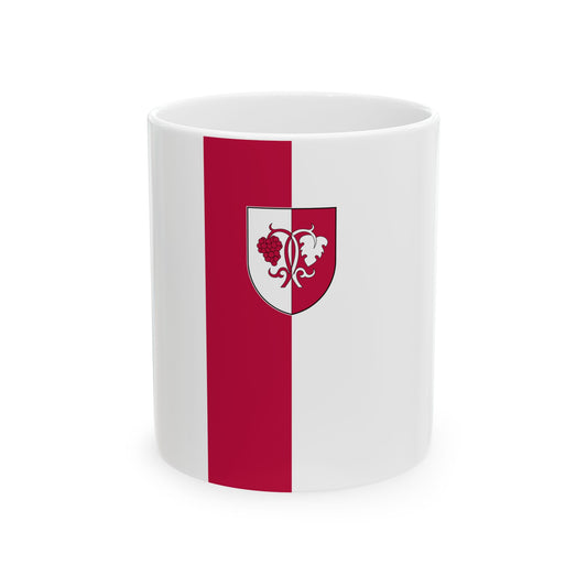 Flag of Helvecia vertical (Hungary) White Coffee Mug-11oz-Go Mug Yourself