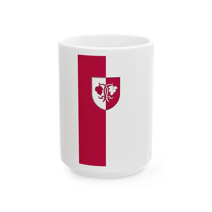 Flag of Helvecia vertical (Hungary) White Coffee Mug 15oz - Go Mug Yourself