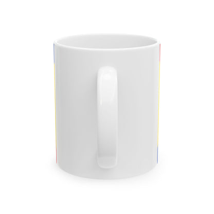 Flag of Hensies (Belgium) White Coffee Mug-Go Mug Yourself