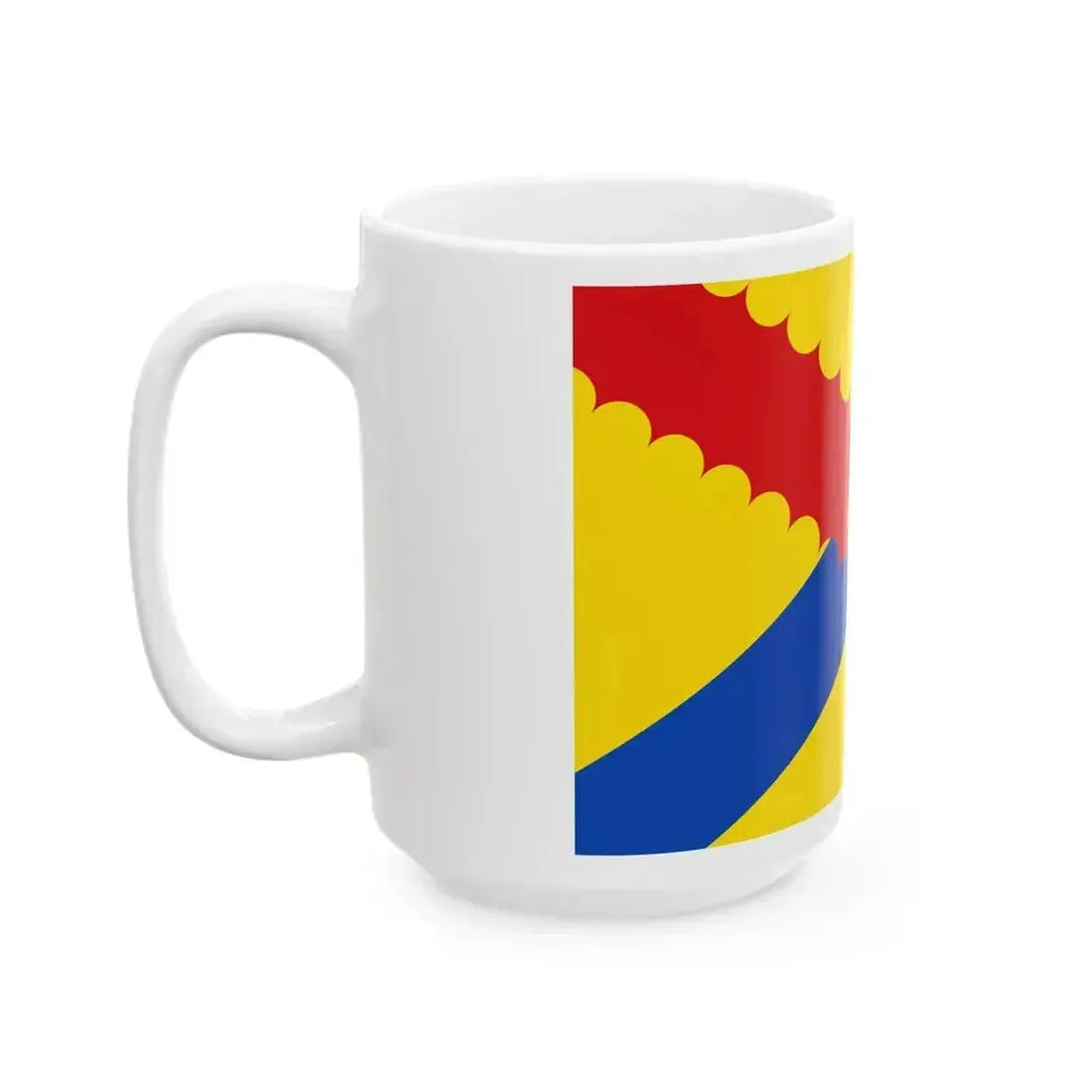Flag of Hensies (Belgium) White Coffee Mug - Go Mug Yourself
