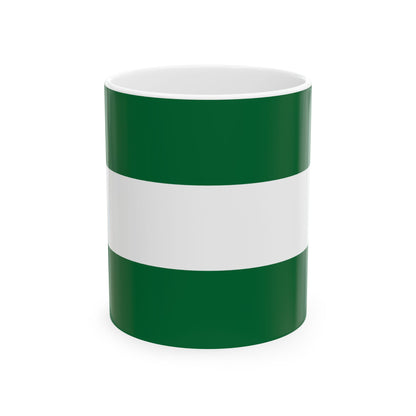 Flag of Herat until 1842 (Afghanistan) White Coffee Mug-11oz-Go Mug Yourself