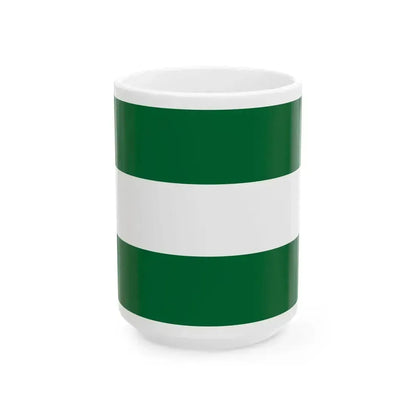 Flag of Herat until 1842 (Afghanistan) White Coffee Mug 15oz - Go Mug Yourself