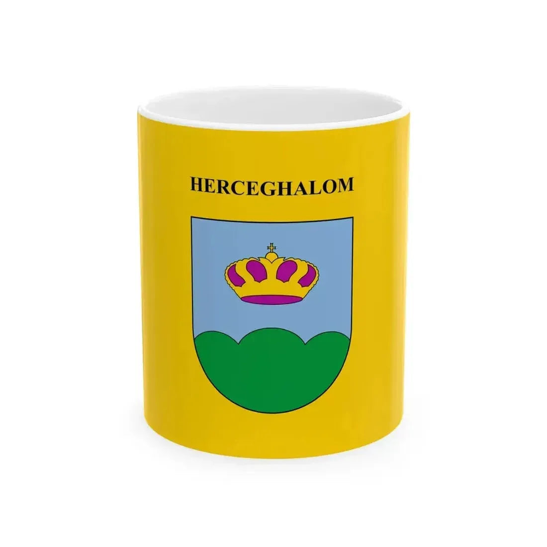Flag of Herceghalom (Hungary) White Coffee Mug 11oz - Go Mug Yourself