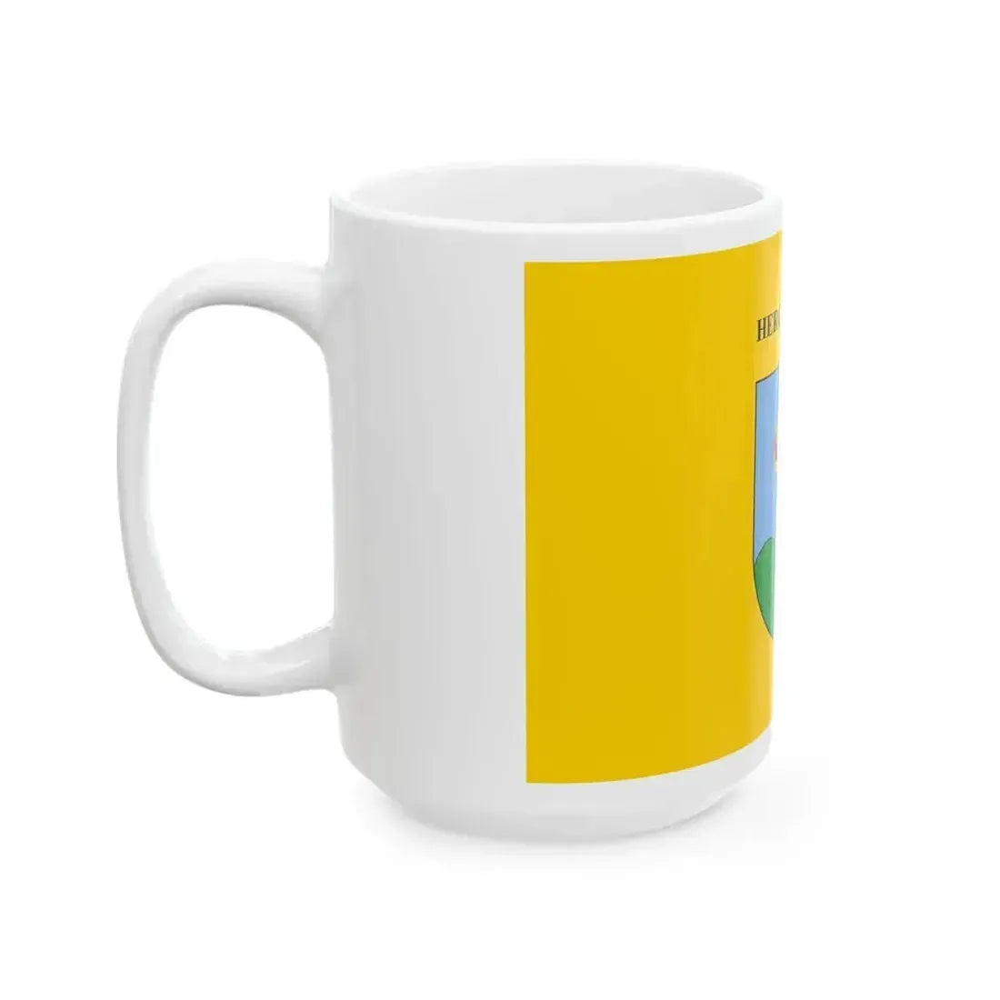 Flag of Herceghalom (Hungary) White Coffee Mug - Go Mug Yourself