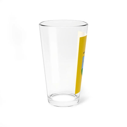 Flag of Herceghalom vertical (Hungary) Pint Glass 16oz - Go Mug Yourself