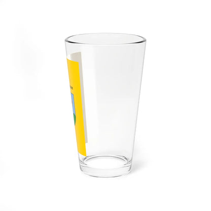 Flag of Herceghalom vertical (Hungary) Pint Glass 16oz - Go Mug Yourself