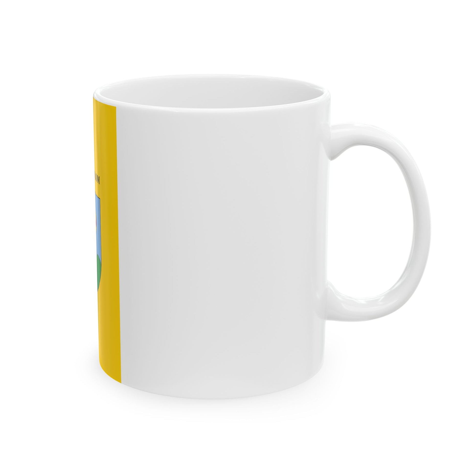Flag of Herceghalom vertical (Hungary) White Coffee Mug-Go Mug Yourself