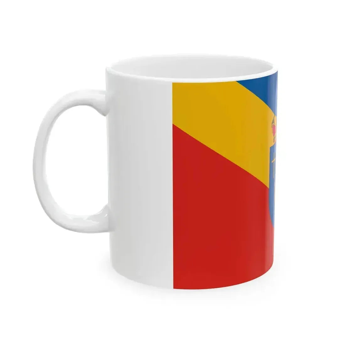 Flag of Hercegszanto (Hungary) White Coffee Mug - Go Mug Yourself