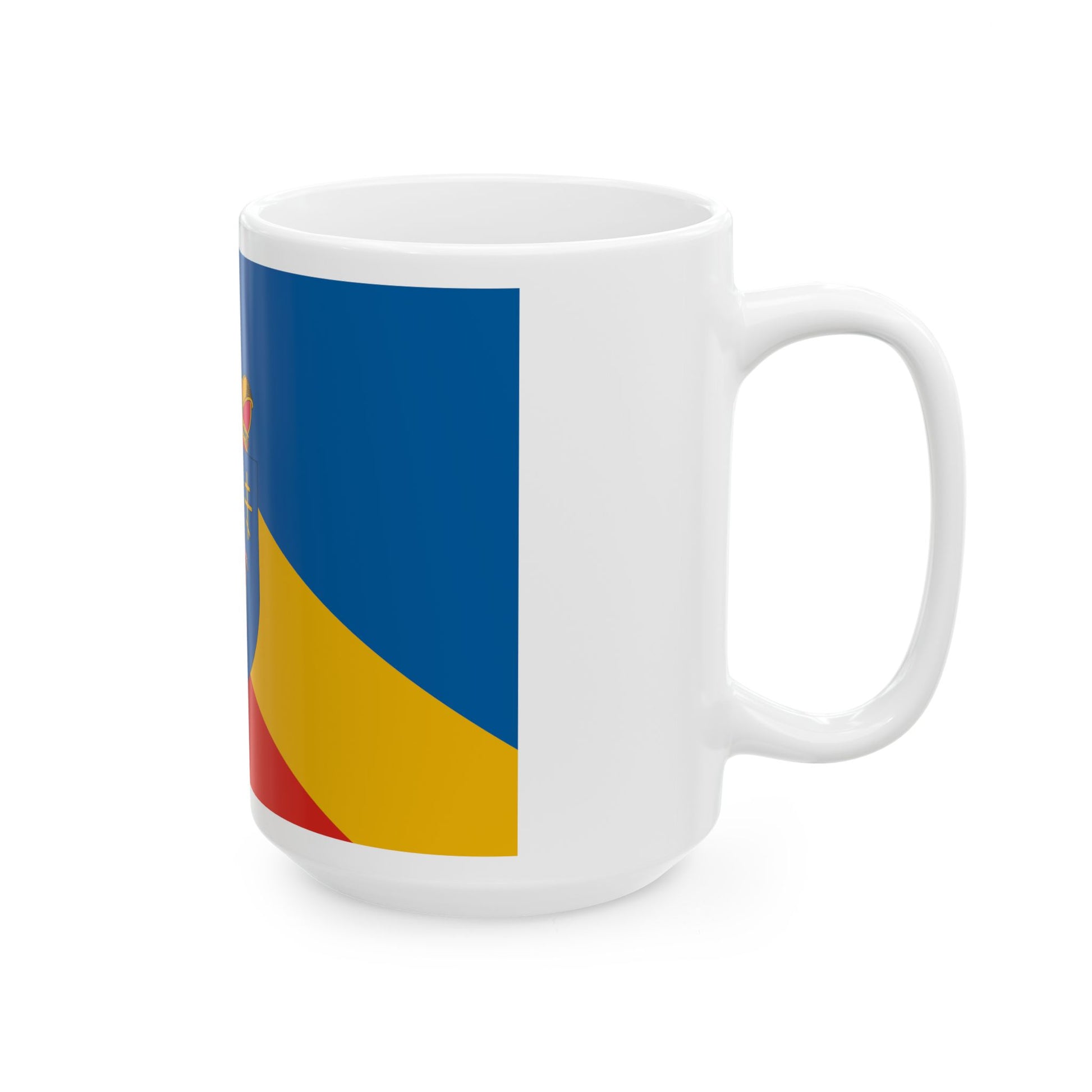 Flag of Hercegszanto (Hungary) White Coffee Mug-Go Mug Yourself
