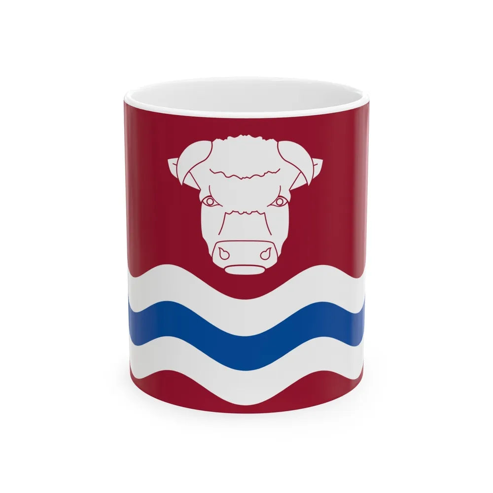 Flag of Herefordshire UK - White Coffee Mug-11oz-Go Mug Yourself