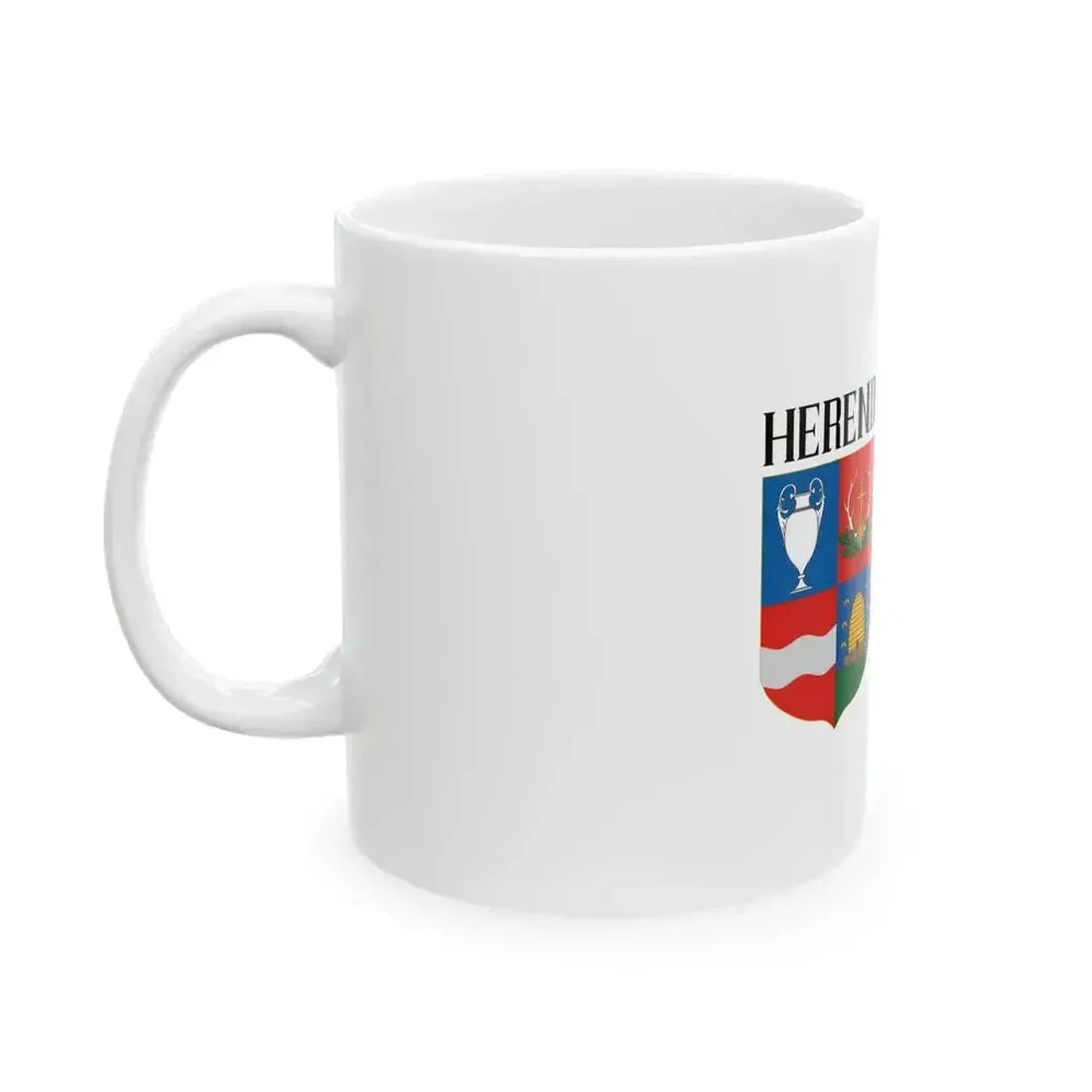 Flag of Herend (Hungary) White Coffee Mug - Go Mug Yourself
