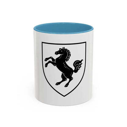 Flag of Herford Germany - Accent Coffee Mug 11oz Light Blue - Go Mug Yourself