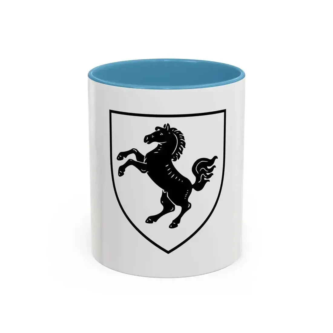 Flag of Herford Germany - Accent Coffee Mug 11oz Light Blue - Go Mug Yourself
