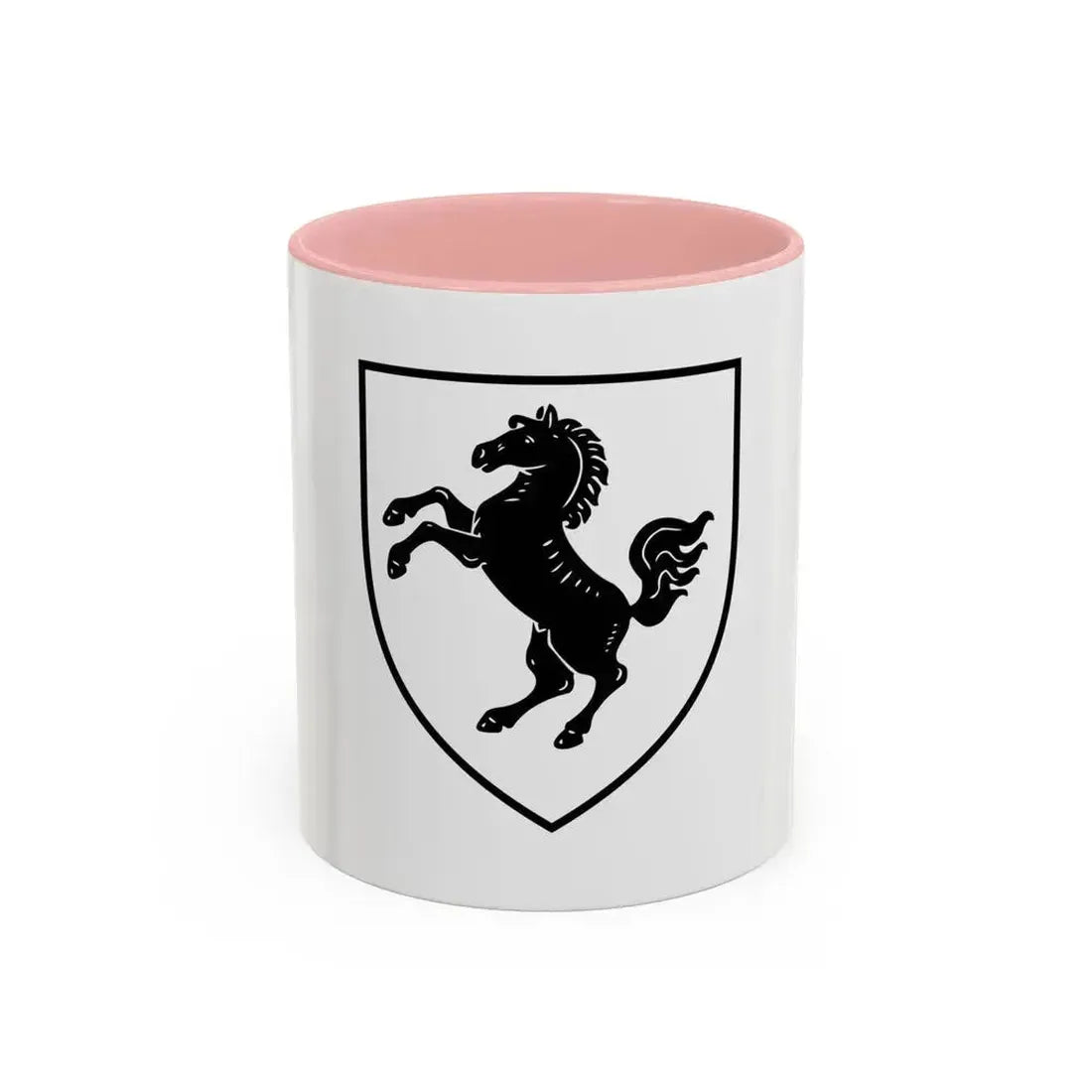 Flag of Herford Germany - Accent Coffee Mug 11oz Pink - Go Mug Yourself