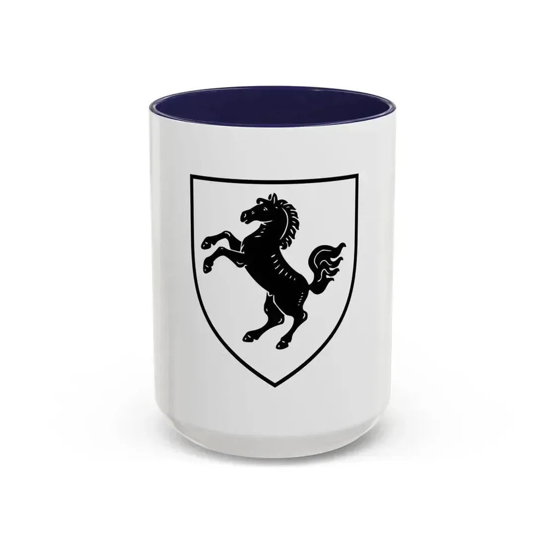 Flag of Herford Germany - Accent Coffee Mug 15oz Navy - Go Mug Yourself