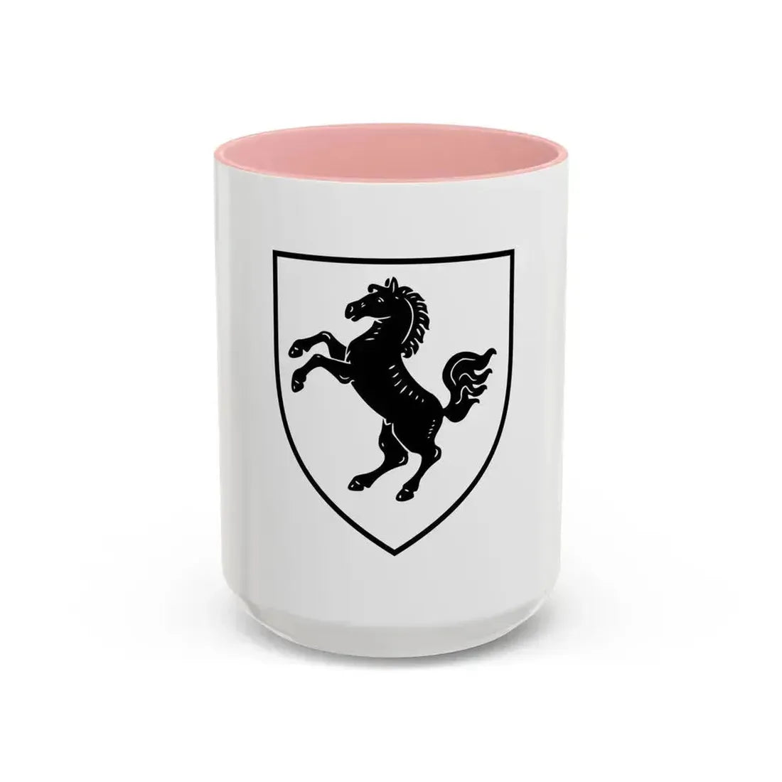 Flag of Herford Germany - Accent Coffee Mug 15oz Pink - Go Mug Yourself
