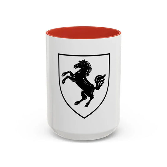 Flag of Herford Germany - Accent Coffee Mug 15oz Red - Go Mug Yourself