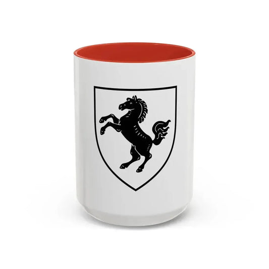 Flag of Herford Germany - Accent Coffee Mug 15oz Red - Go Mug Yourself