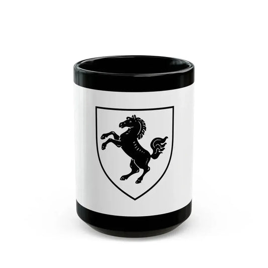 Flag of Herford Germany - Black Coffee Mug 15oz - Go Mug Yourself