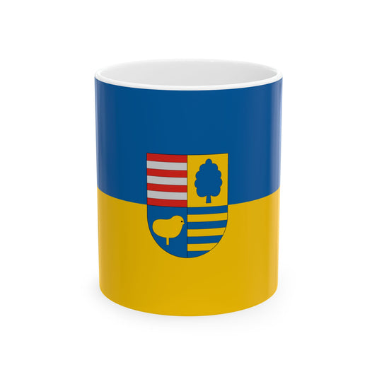 Flag of Hernad (Hungary) White Coffee Mug-11oz-Go Mug Yourself