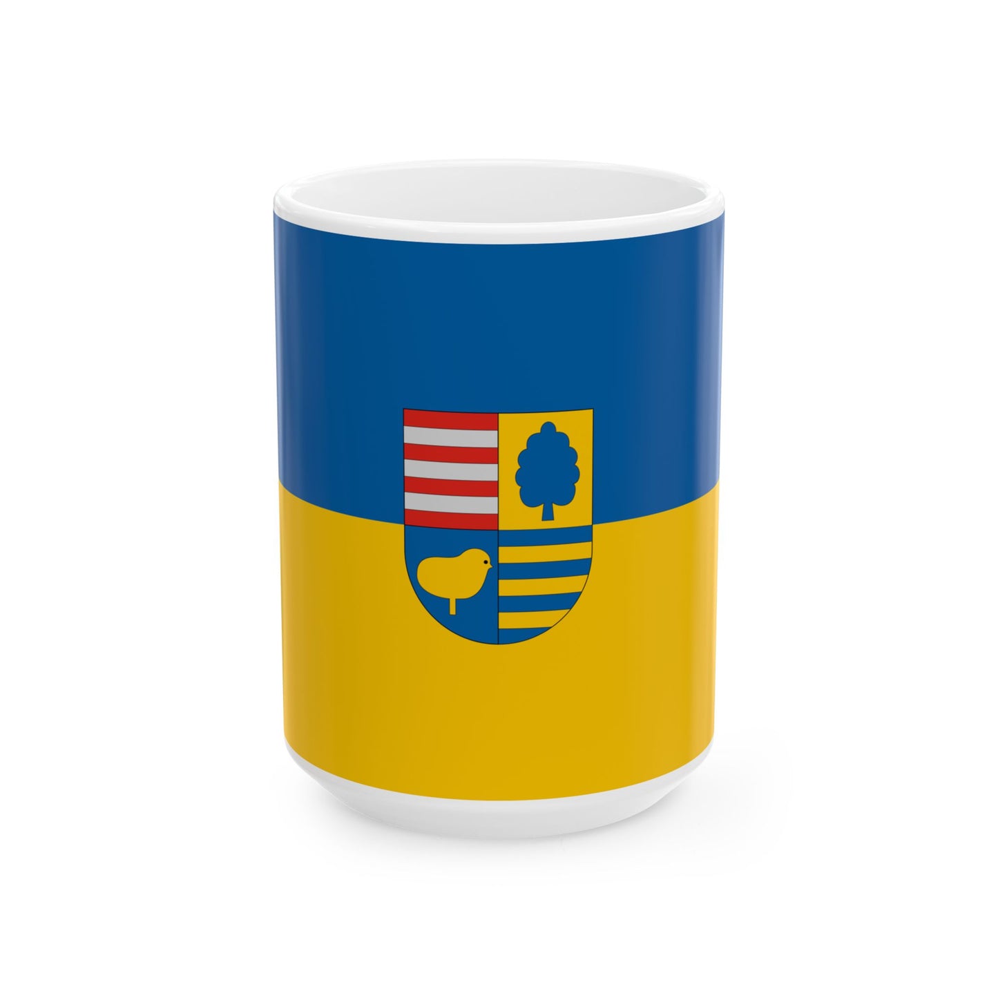 Flag of Hernad (Hungary) White Coffee Mug-15oz-Go Mug Yourself