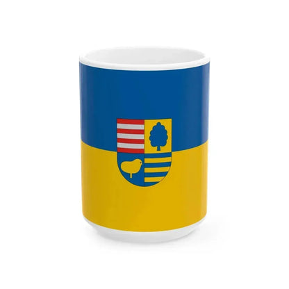 Flag of Hernad (Hungary) White Coffee Mug 15oz - Go Mug Yourself