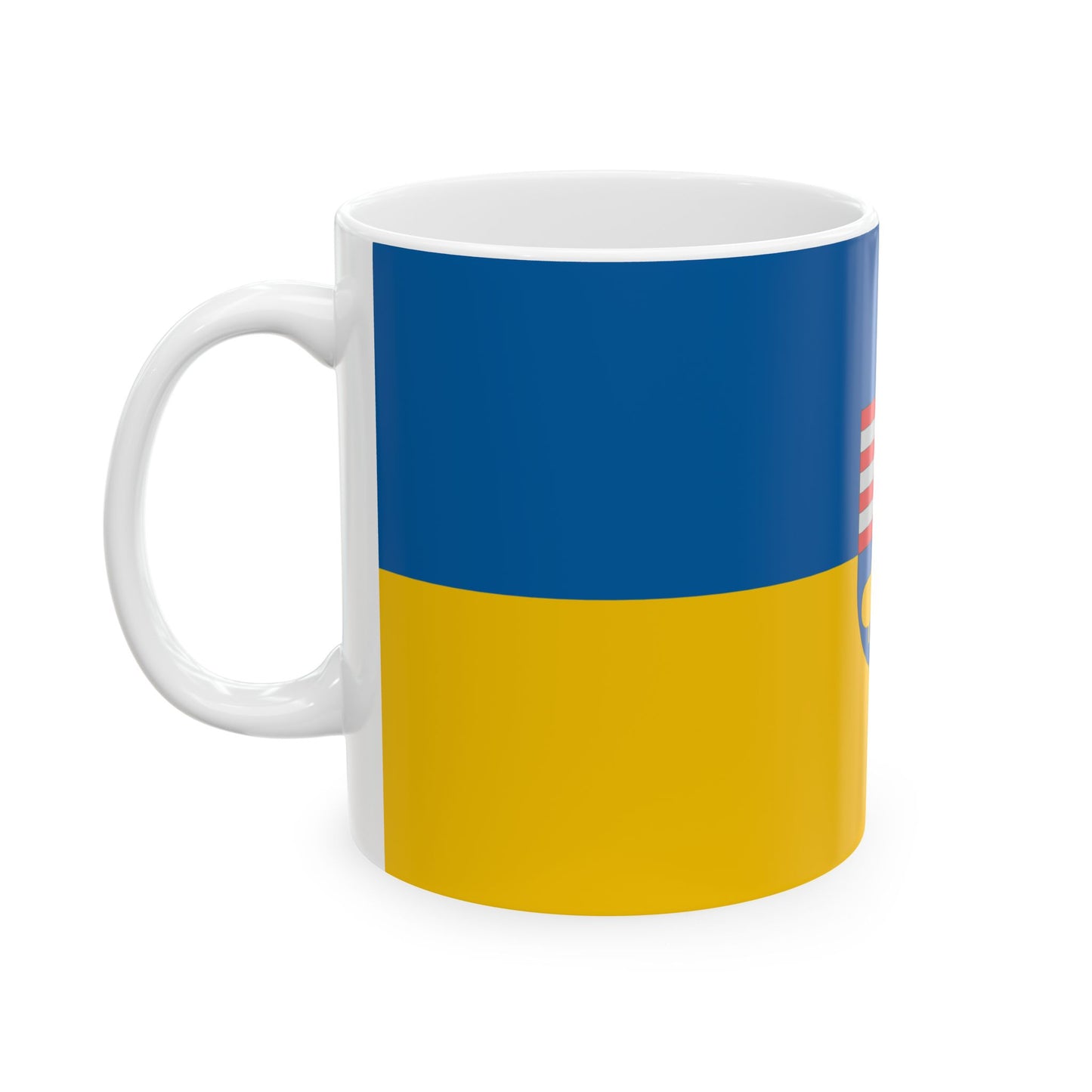 Flag of Hernad (Hungary) White Coffee Mug-Go Mug Yourself