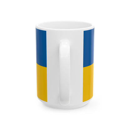 Flag of Hernad (Hungary) White Coffee Mug-Go Mug Yourself