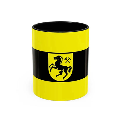 Flag of Herne Germany - Accent Coffee Mug 11oz Black - Go Mug Yourself