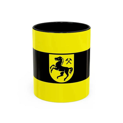 Flag of Herne Germany - Accent Coffee Mug 11oz Black - Go Mug Yourself