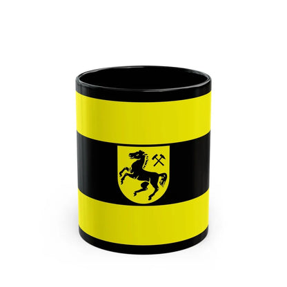 Flag of Herne Germany - Black Coffee Mug-11oz-Go Mug Yourself