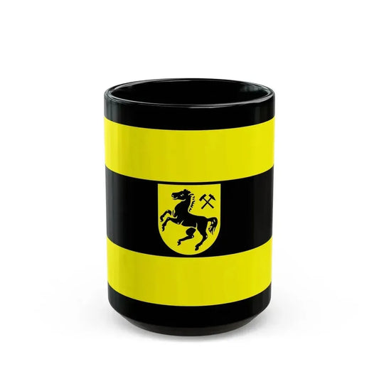 Flag of Herne Germany - Black Coffee Mug 15oz - Go Mug Yourself
