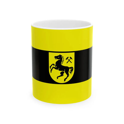 Flag of Herne Germany - White Coffee Mug-11oz-Go Mug Yourself