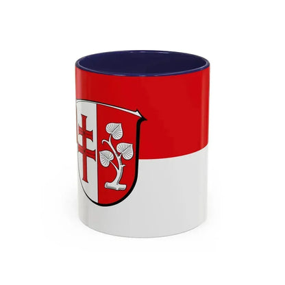 Flag of Hersfeld Rotenburg Germany - Accent Coffee Mug 11oz Navy - Go Mug Yourself