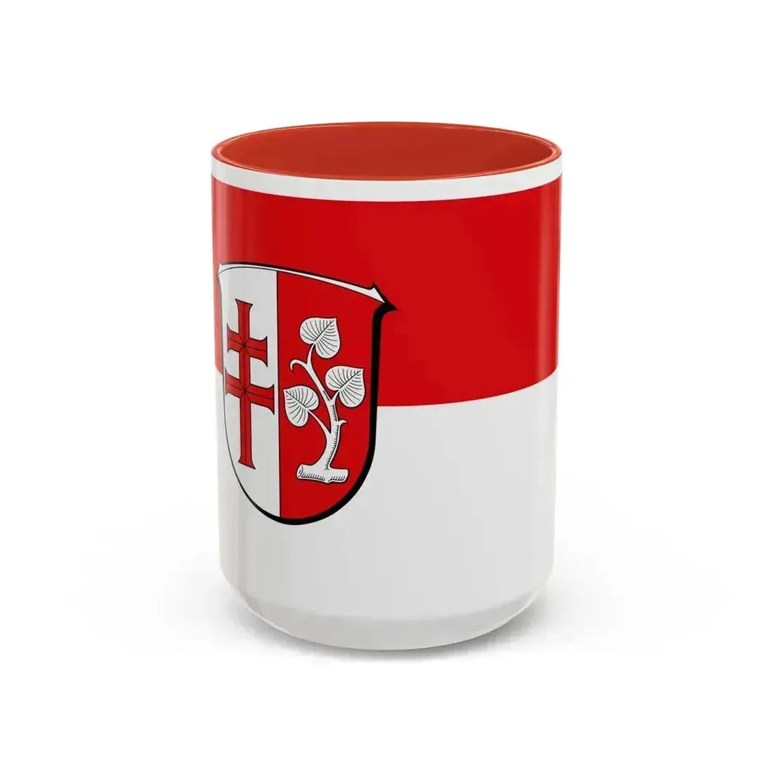 Flag of Hersfeld Rotenburg Germany - Accent Coffee Mug 15oz Red - Go Mug Yourself