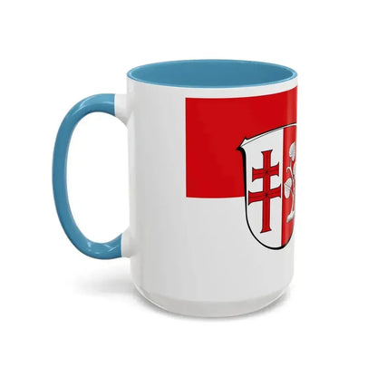 Flag of Hersfeld Rotenburg Germany - Accent Coffee Mug - Go Mug Yourself