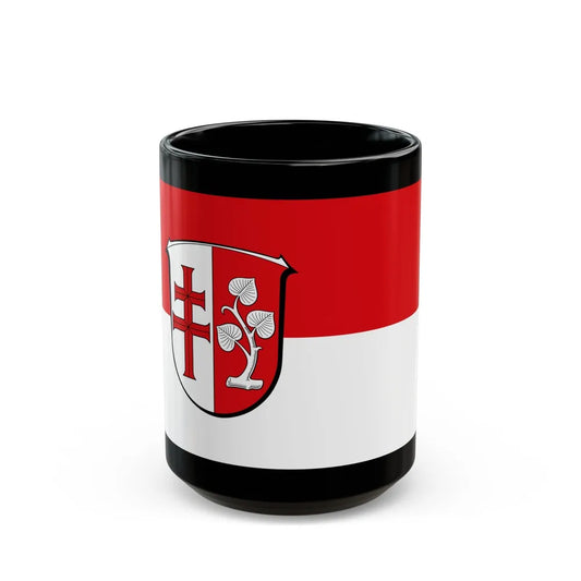 Flag of Hersfeld Rotenburg Germany - Black Coffee Mug-15oz-Go Mug Yourself