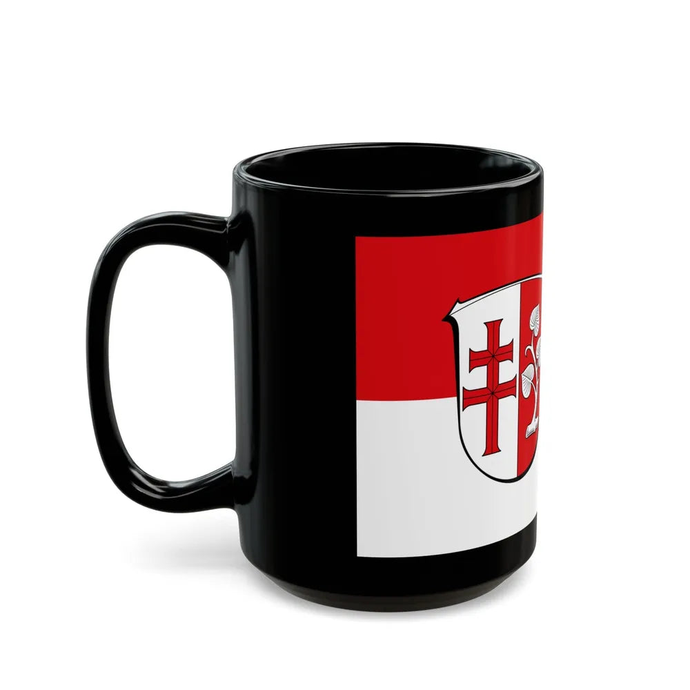 Flag of Hersfeld Rotenburg Germany - Black Coffee Mug-Go Mug Yourself