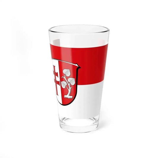 Flag of Hersfeld Rotenburg Germany - Pint Glass 16oz 16oz - Go Mug Yourself