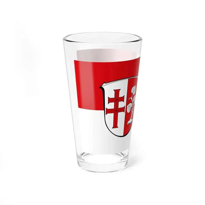 Flag of Hersfeld Rotenburg Germany - Pint Glass 16oz - Go Mug Yourself