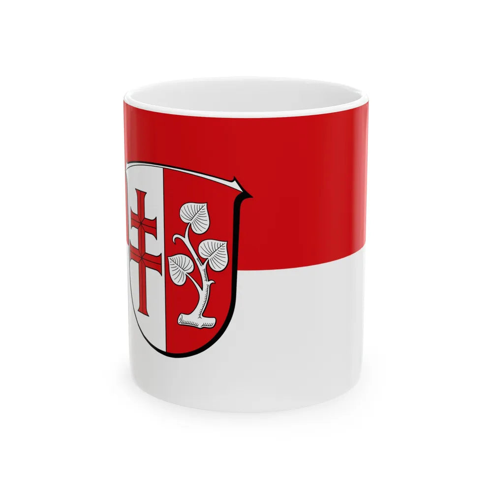 Flag of Hersfeld Rotenburg Germany - White Coffee Mug-11oz-Go Mug Yourself