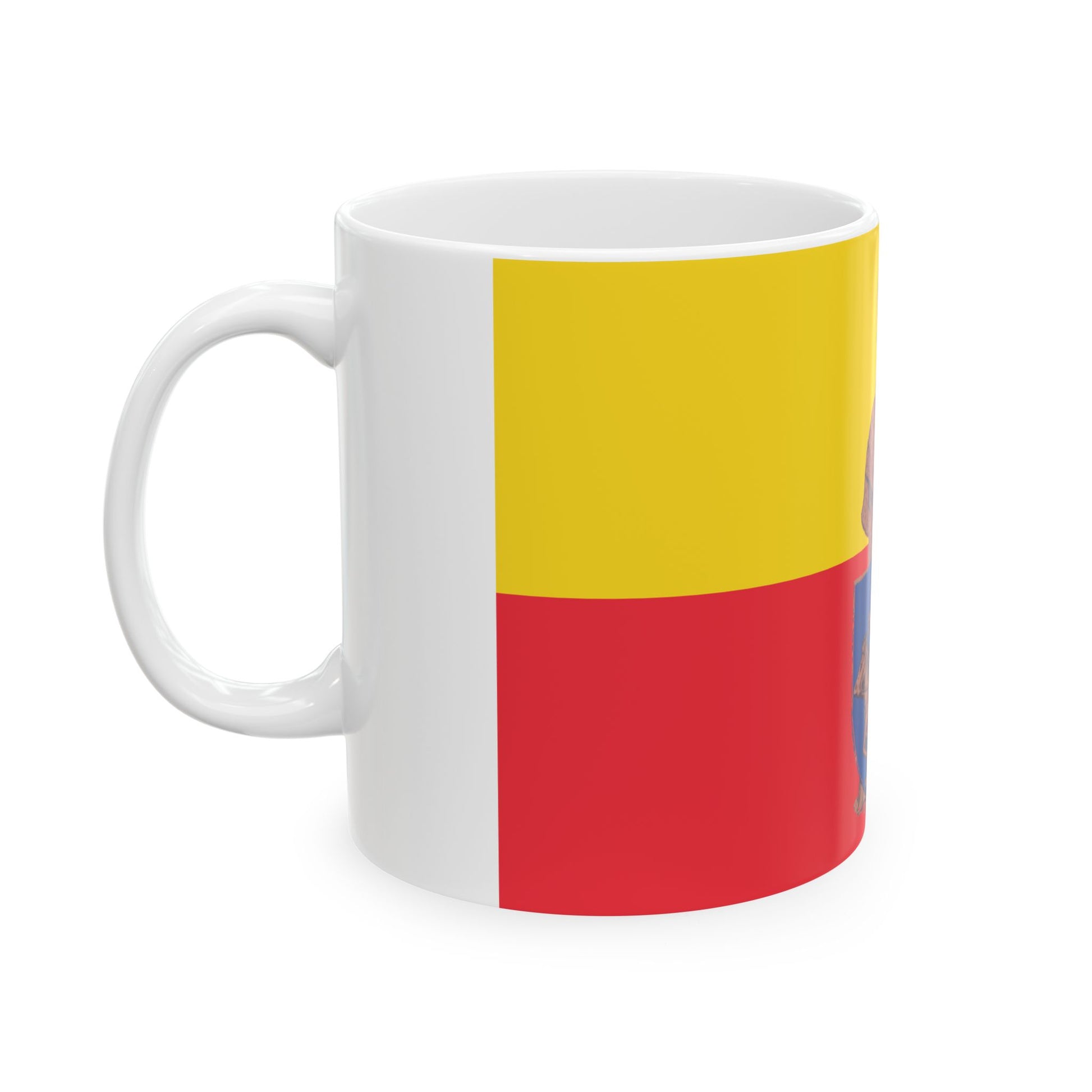 Flag of Herstal (Belgium) White Coffee Mug-Go Mug Yourself