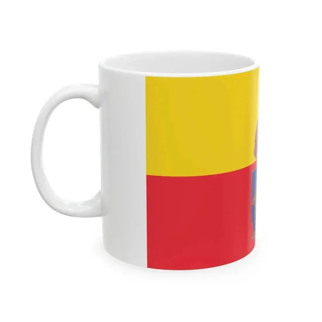 Flag of Herstal (Belgium) White Coffee Mug - Go Mug Yourself