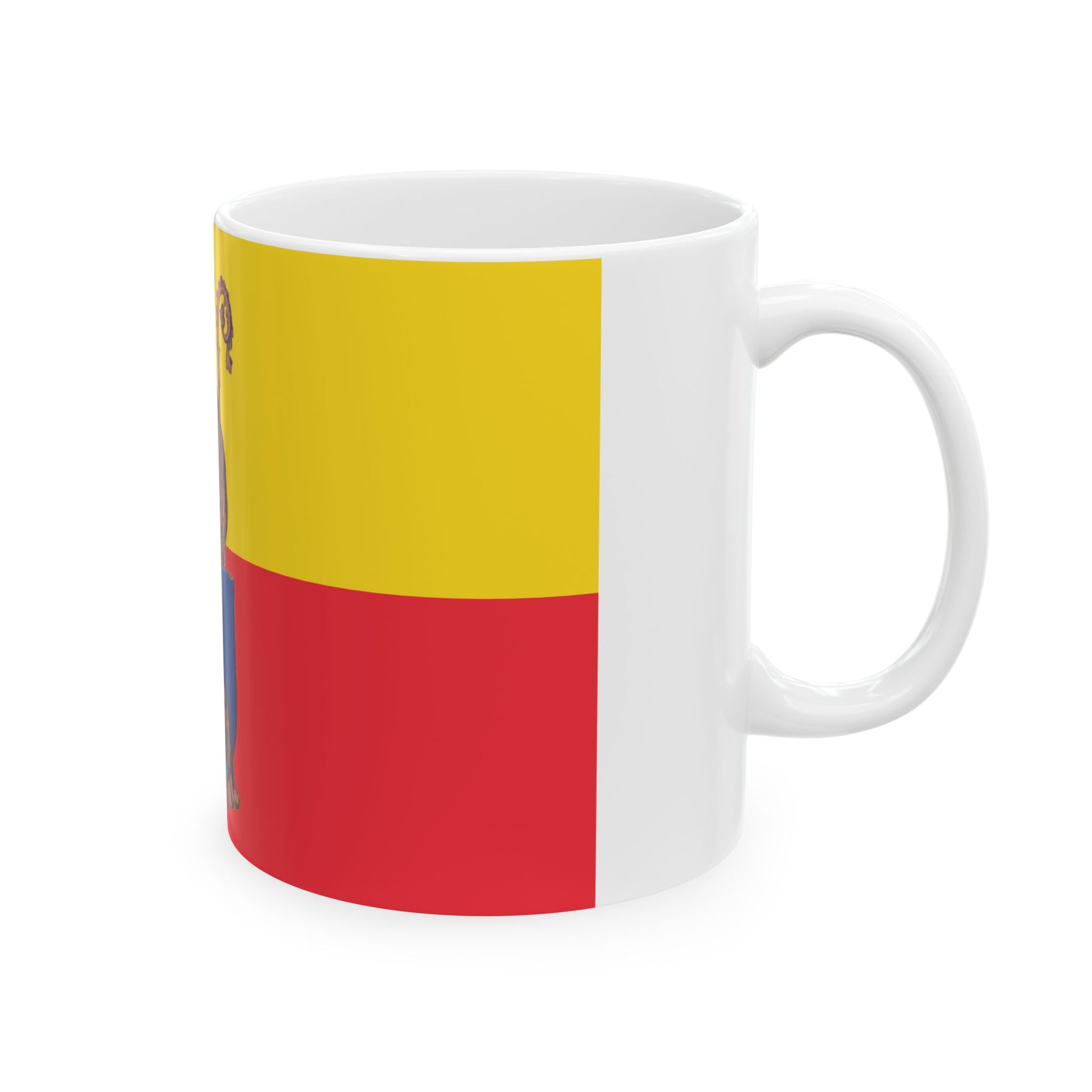 Flag of Herstal (Belgium) White Coffee Mug-Go Mug Yourself