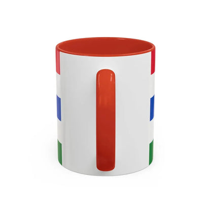 Flag of Herzegovina Neretva Canton Bosnia and Herzegovina - Accent Coffee Mug - Go Mug Yourself