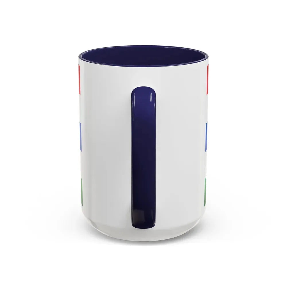 Flag of Herzegovina Neretva Canton Bosnia and Herzegovina - Accent Coffee Mug - Go Mug Yourself